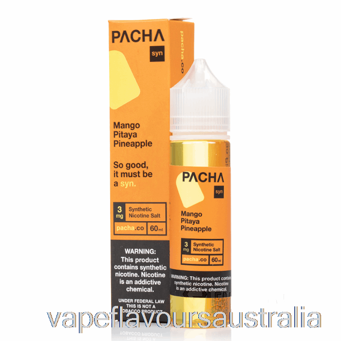 Vape Nicotine Australia Mango Pitaya Pineapple - Pachamama - 60mL 6mg